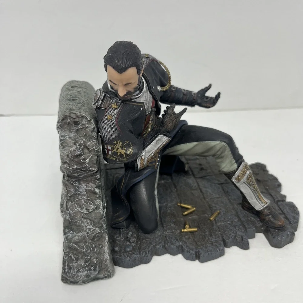 The Order 1886 Galahad Under Fire Taking Cover Sony PS4 Collector's Statue  READ